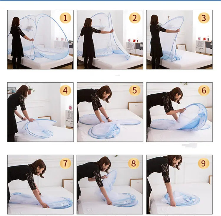 Portable Mosquito Net Canopy for Camping and Travel - Smarsty