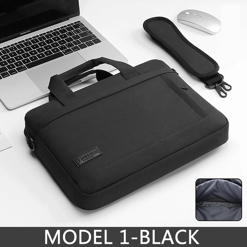 Durable Canvas Laptop Sleeve Case With Zipper Closure