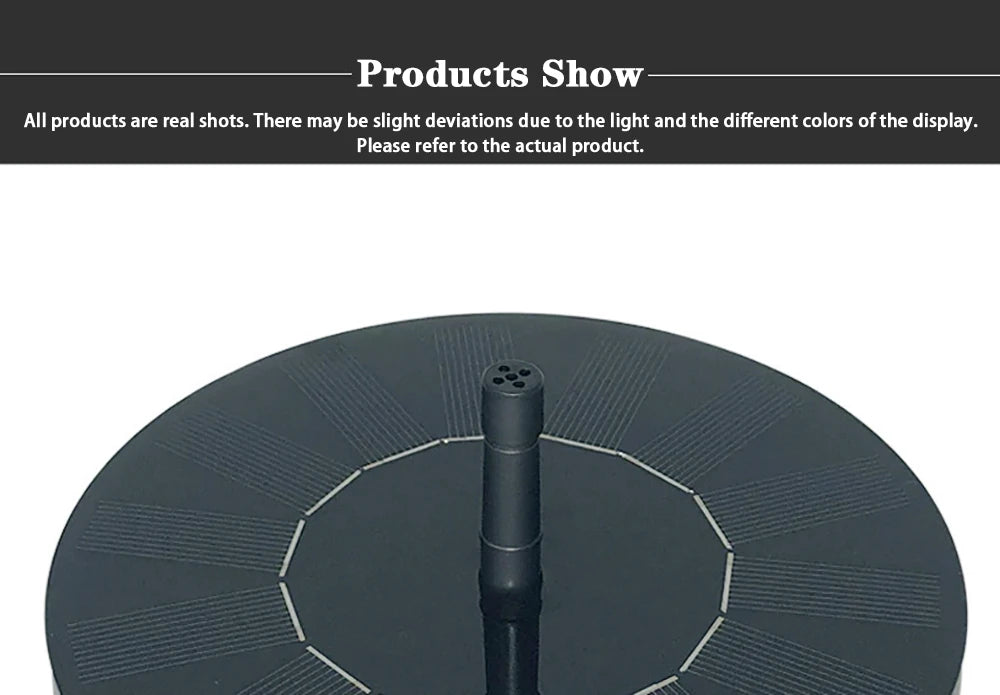 Solar Powered Mini Water Fountain for Garden Decoration - Smarsty