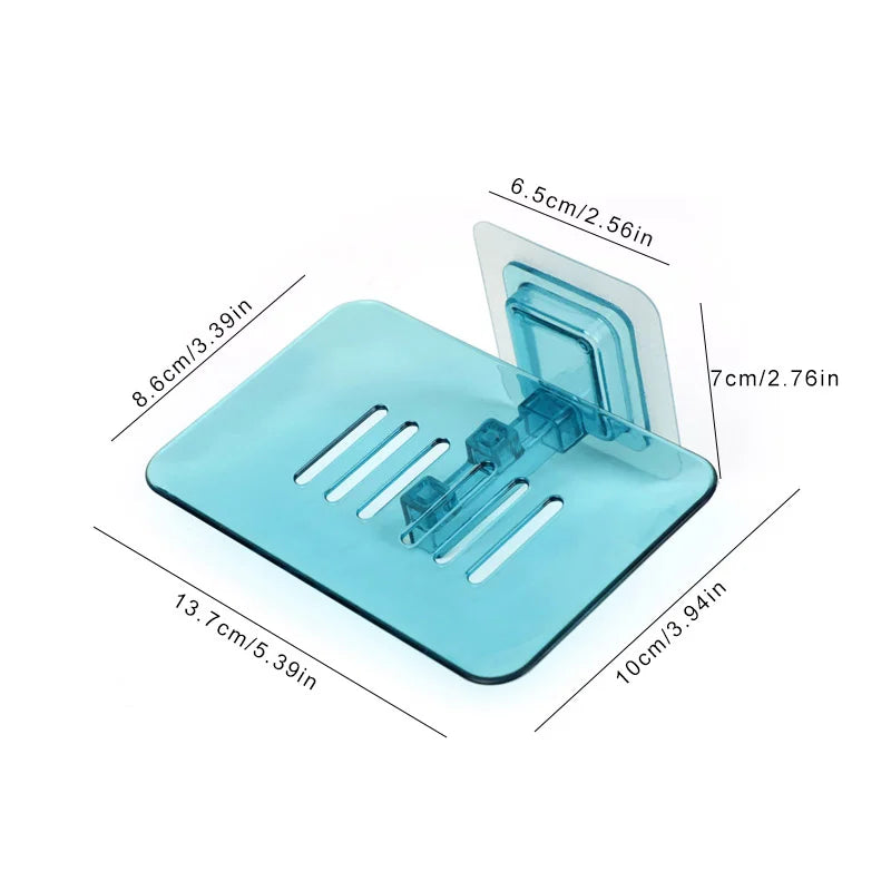 No Drilling Wall Mounted Soap Rack with Double Layer Design - Smarsty