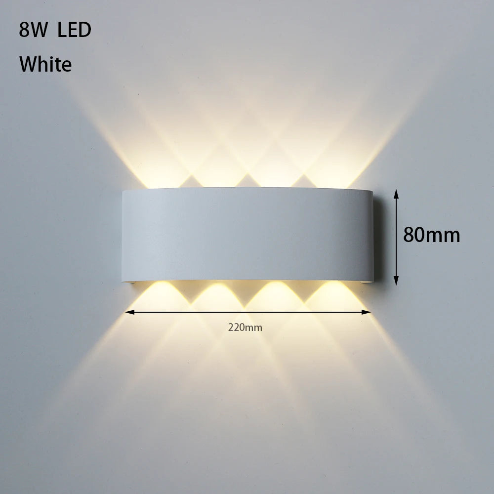Outdoor Waterproof LED Wall Lamp for Stylish Illumination - Smarsty