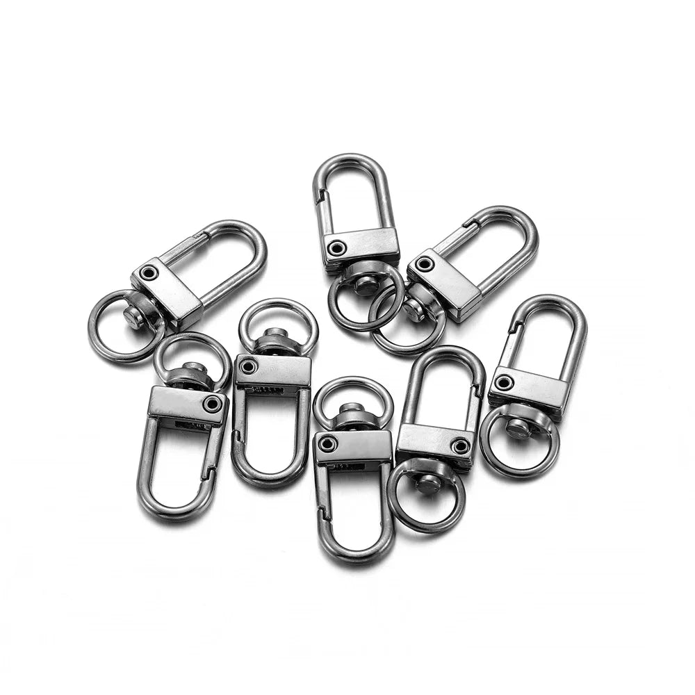 Rotating Lobster Clasps Gold Rhodium Secure 10pcs Pack - Smarsty