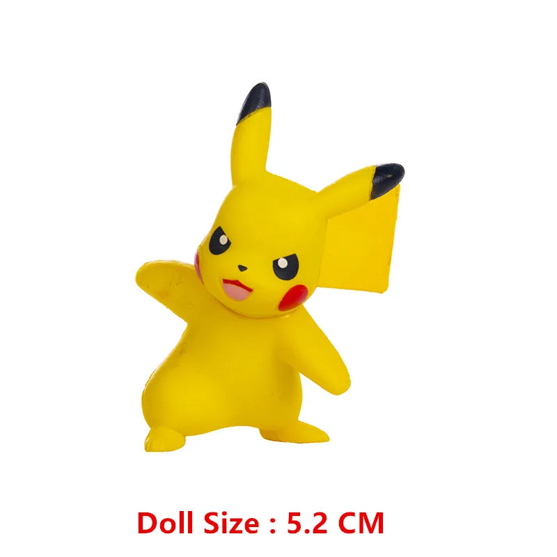 Pokemon 4-13Cm New Cartoons Movie Anime Figure Pikachu Mewtwo Charmander Blastoise Gurado Pet Action Model Toy Gifts by Smarsty