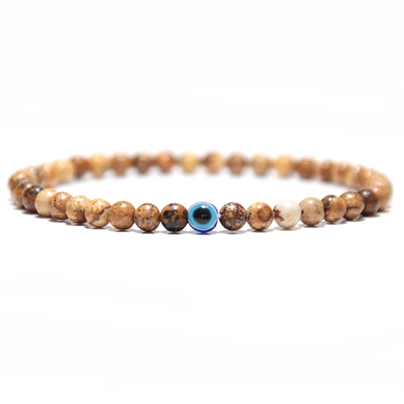 Minimalist Evil Eye Bracelet for Men and Women - Smarsty
