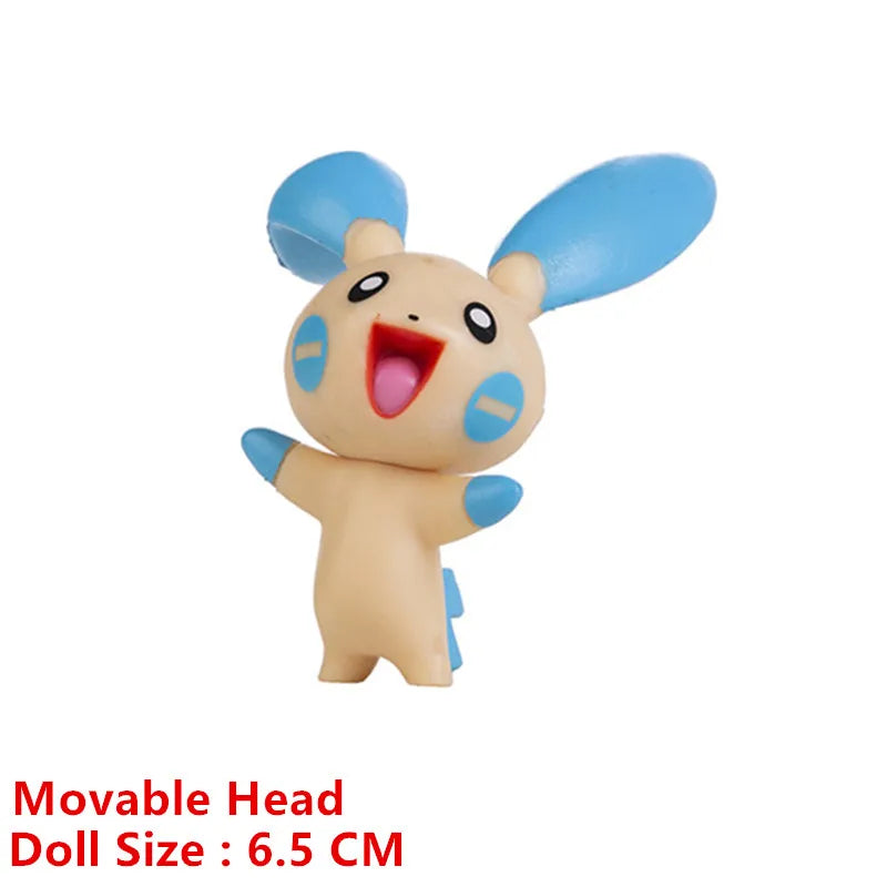 Pokemon 4-13Cm New Cartoons Movie Anime Figure Pikachu Mewtwo Charmander Blastoise Gurado Pet Action Model Toy Gifts by Smarsty