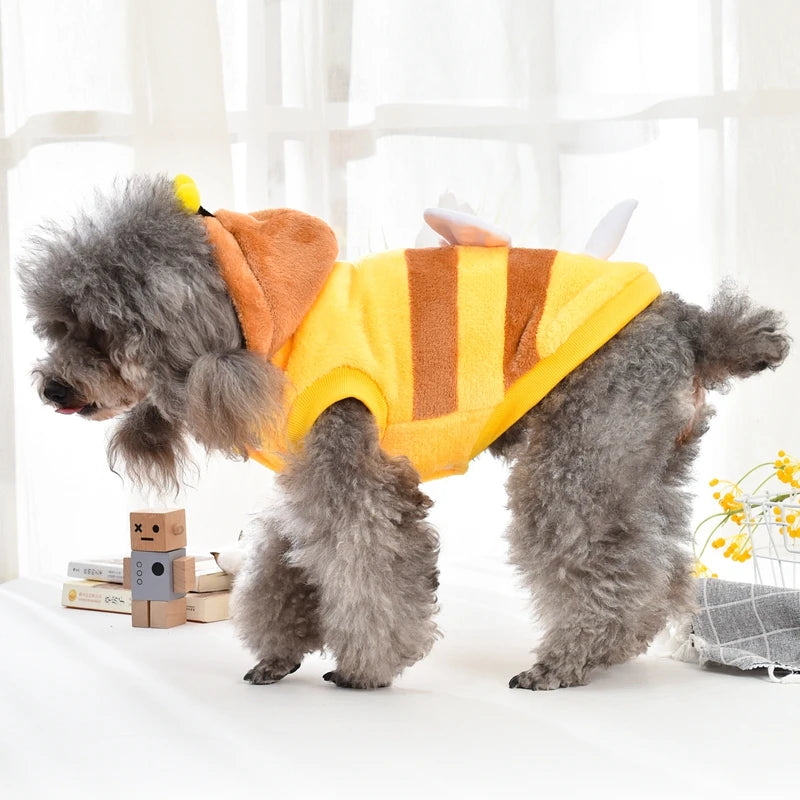 Yellow Bee Big Dog Jacket for Winter Comfort - Smarsty