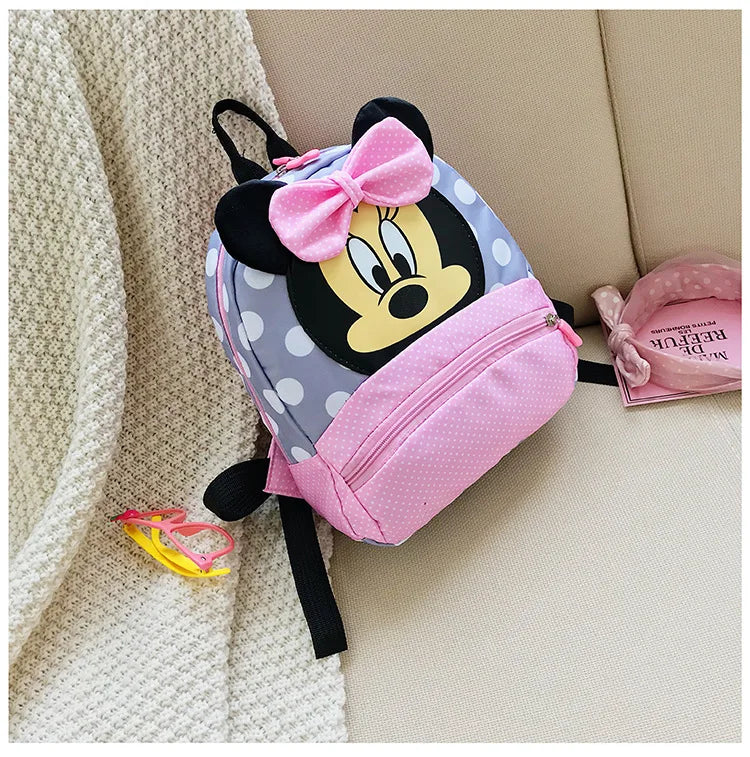 Cute Cartoon Kids Backpack Minnie Mouse Style For Toddlers - Smarsty