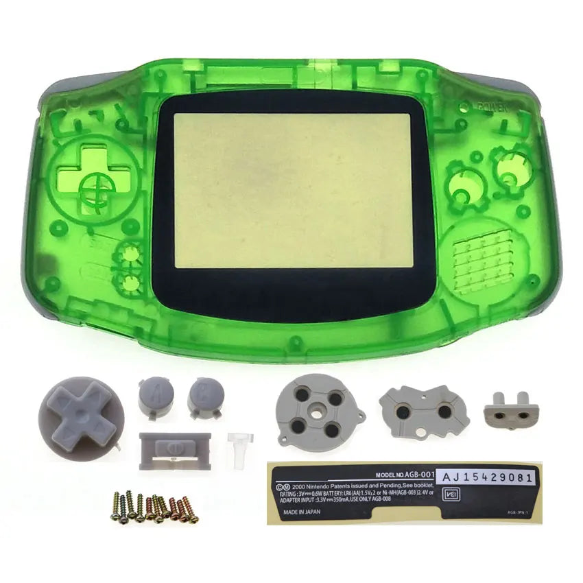 GBA Console Plastic Shell Case With Button Kit - Smarsty