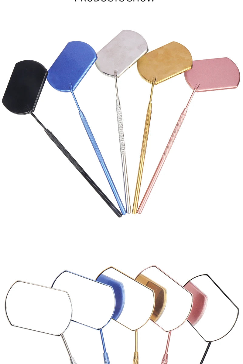 Eyelash Extension Magnifying Mirror with Long Handle - Smarsty