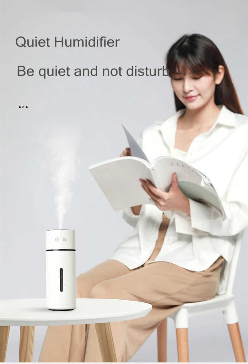Wireless USB Aromatherapy Humidifier with LED Night Light - Smarsty