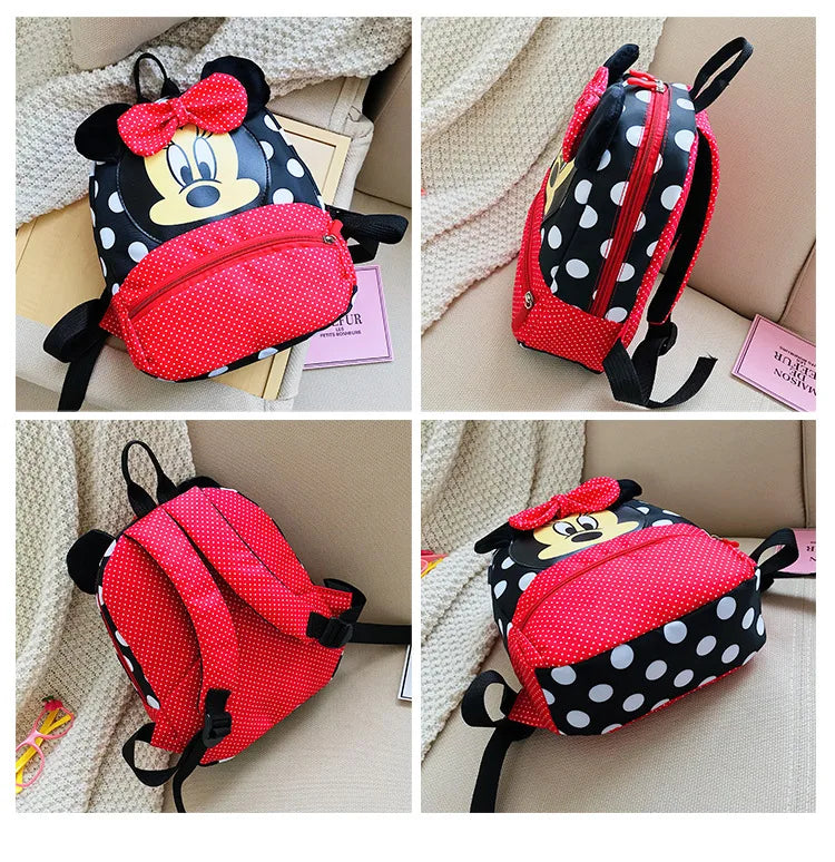 Cute Cartoon Kids Backpack Minnie Mouse Style For Toddlers - Smarsty