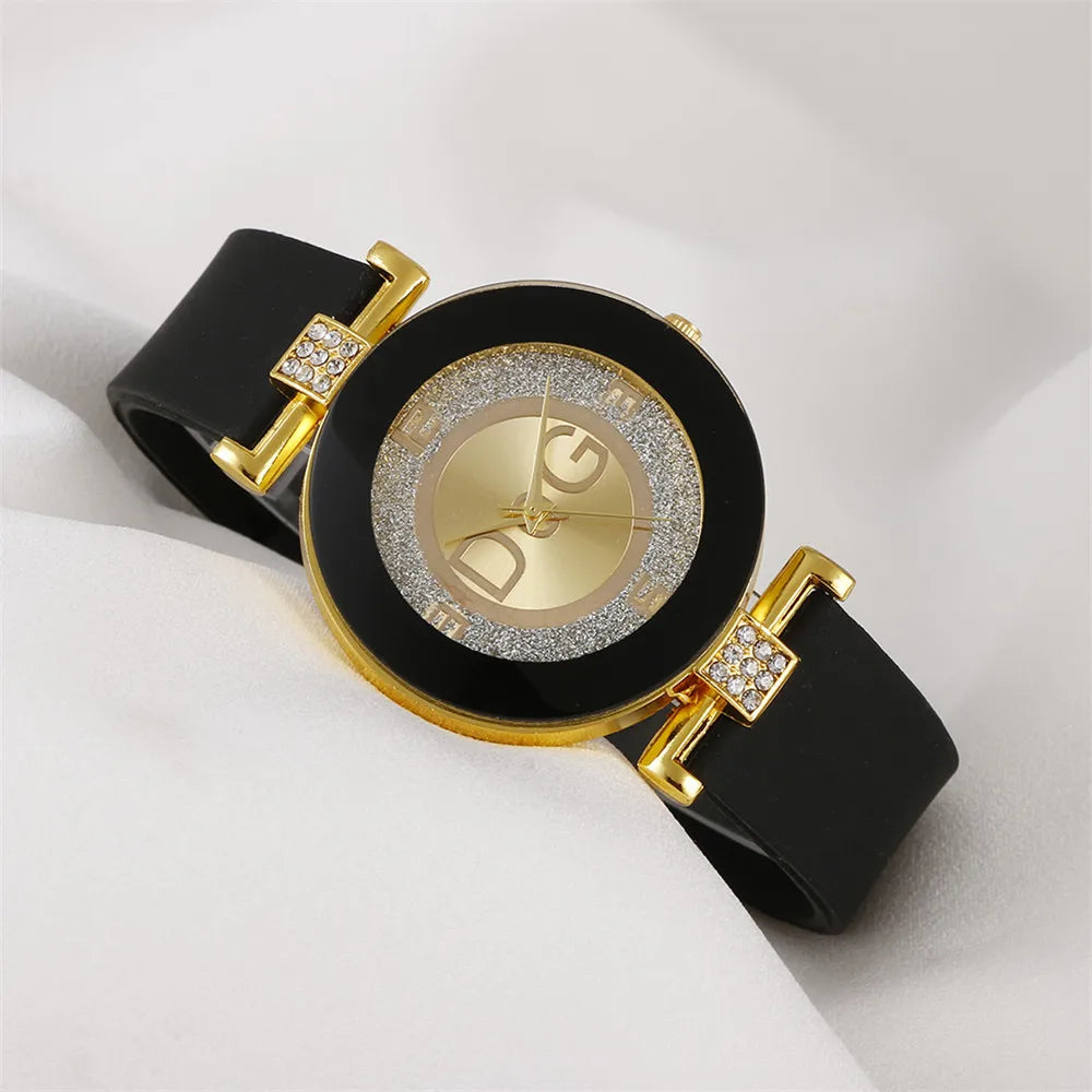 Fashion Ladies Large Dial Quartz Watch for Casual Wear - Smarsty