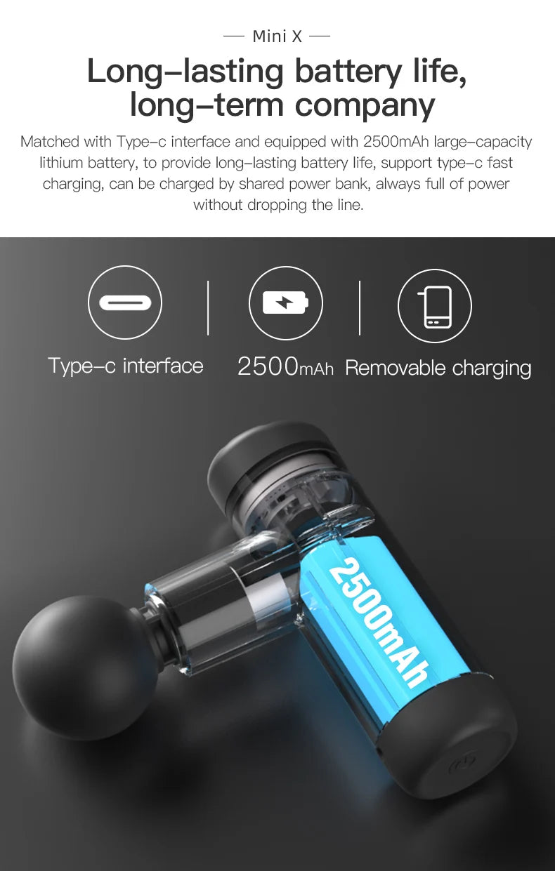 Booster Mini X Massage Gun for Deep Tissue Relief - Smarsty