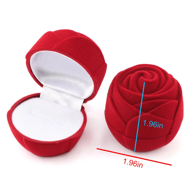 Lovely Velvet Jewelry Box for Rings and Earrings Display - Smarsty