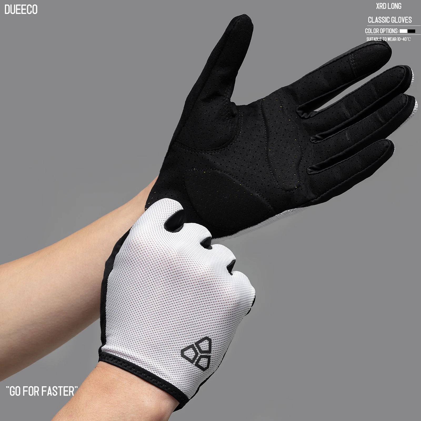 Full Finger Cycling Gloves with Shock Absorbing Pads - Smarsty