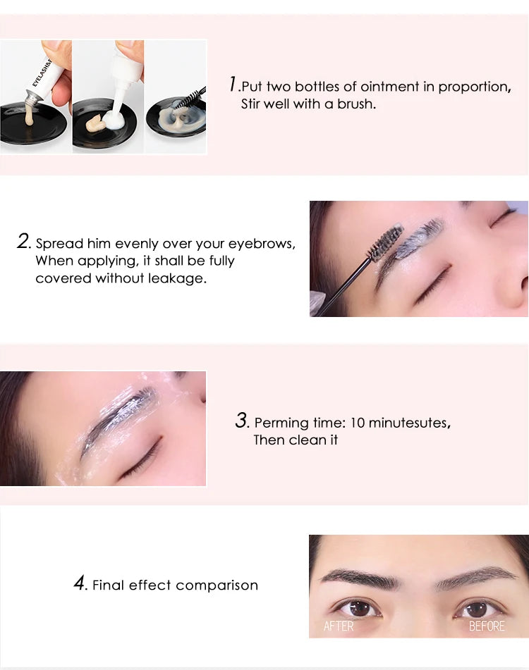 ICONSIGN Lash Lift and Tint Kit Professional Eyelash Lifting Tint Brow Lamination Dye Eye Makeup Tools