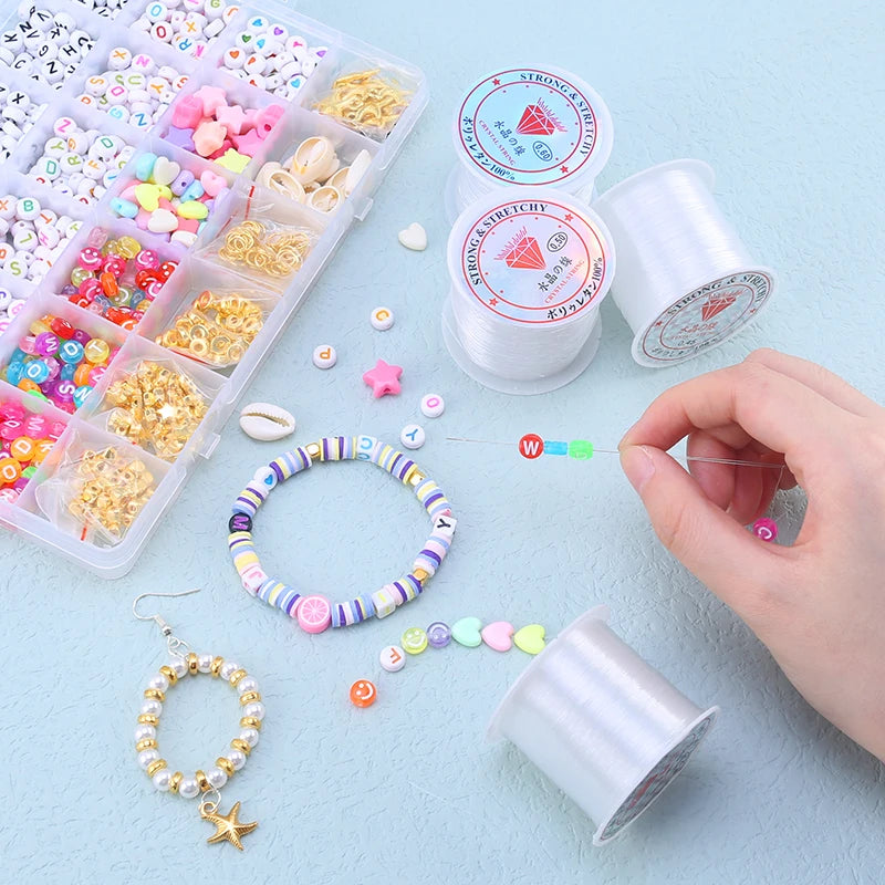 100M Clear Nylon Beading Wire Thread Durable Jewelry - Smarsty