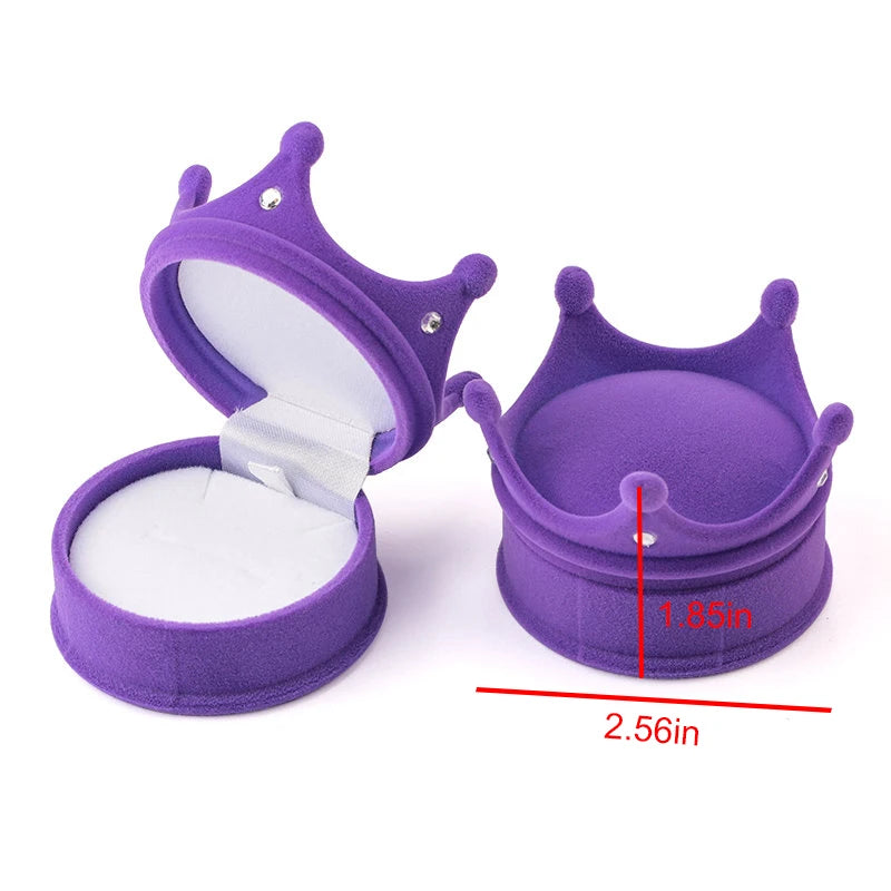 Lovely Velvet Jewelry Box for Rings and Earrings Display - Smarsty
