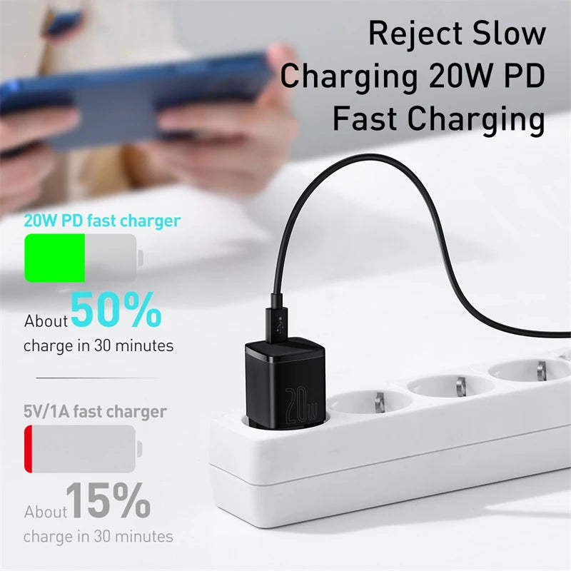 20W USB Type C Charger PD Fast Charge Portable Compact - Smarsty