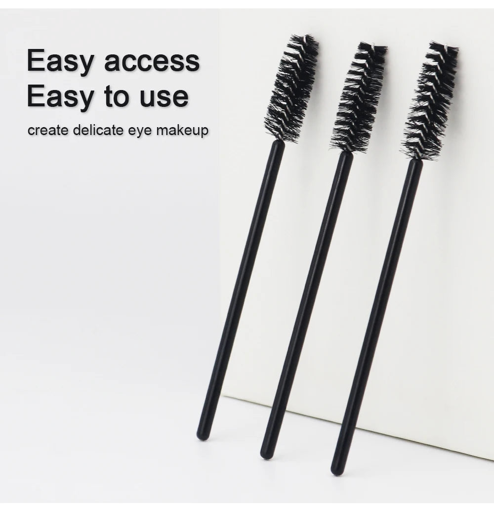 50Pcs Disposable Eyelash Brushes for Makeup Application - Smarsty
