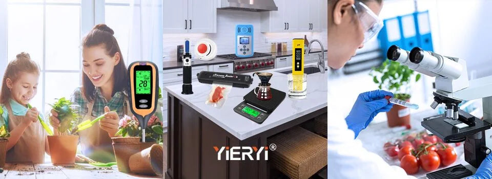 Yieryi Hydrogen Water Tester Monitor with PH ORP Temp Features - Smarsty