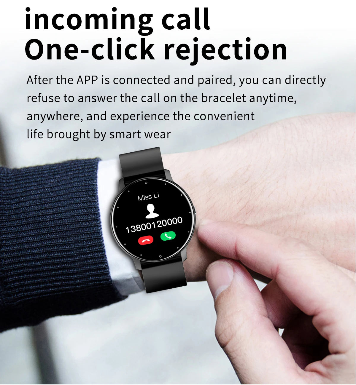Smart Fitness Watch with Heart Rate Monitor and Waterproof Design - Smarsty