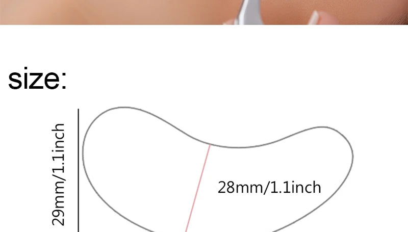 Hydrogel Eye Patches for Eyelash Extensions 50 Pairs - Smarsty