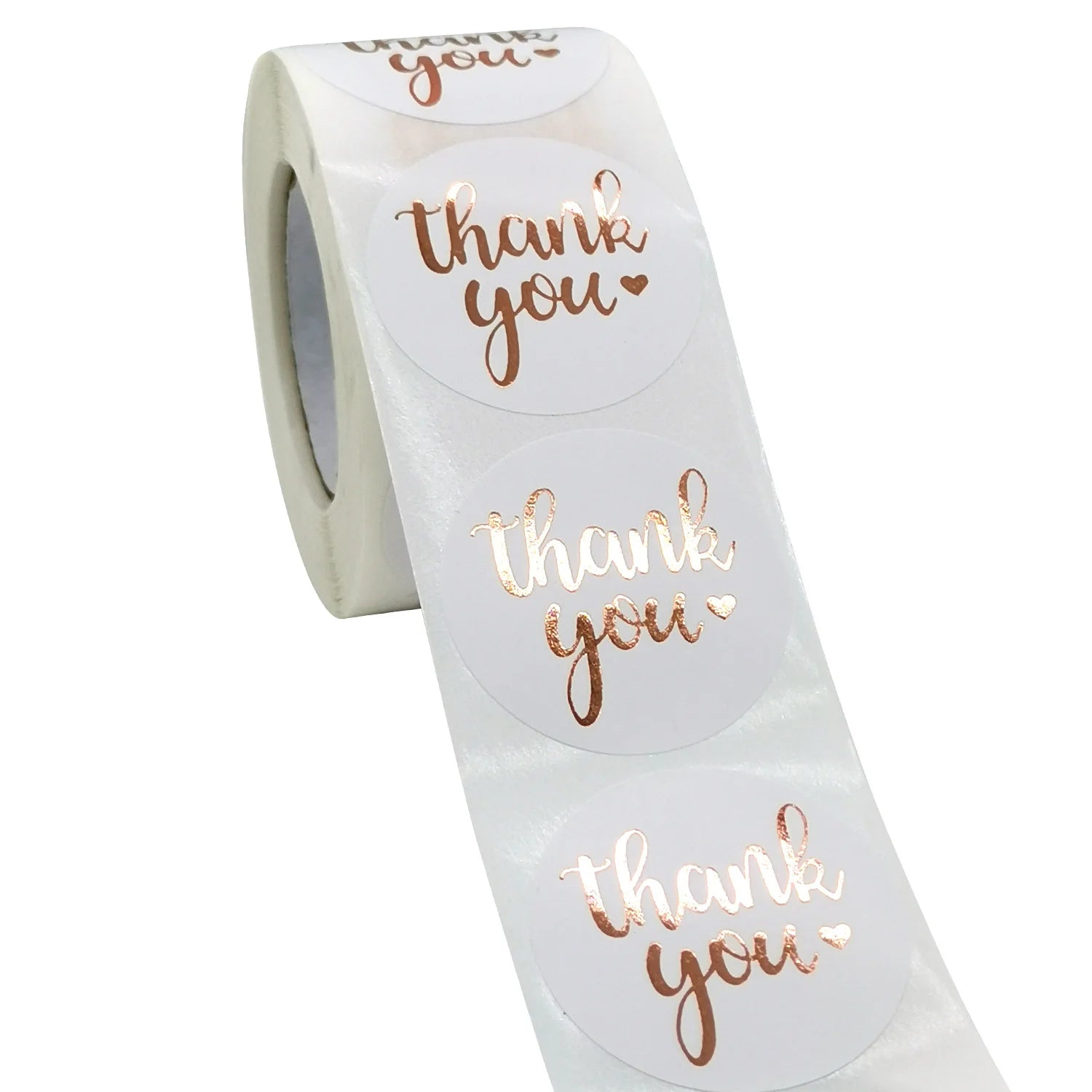50-500pcs 1inch Blue Thank You Stickers For Envelope Sealing Labels Stationery Supplies Handmade Wedding Gift Decoration Sticker - Smarsty