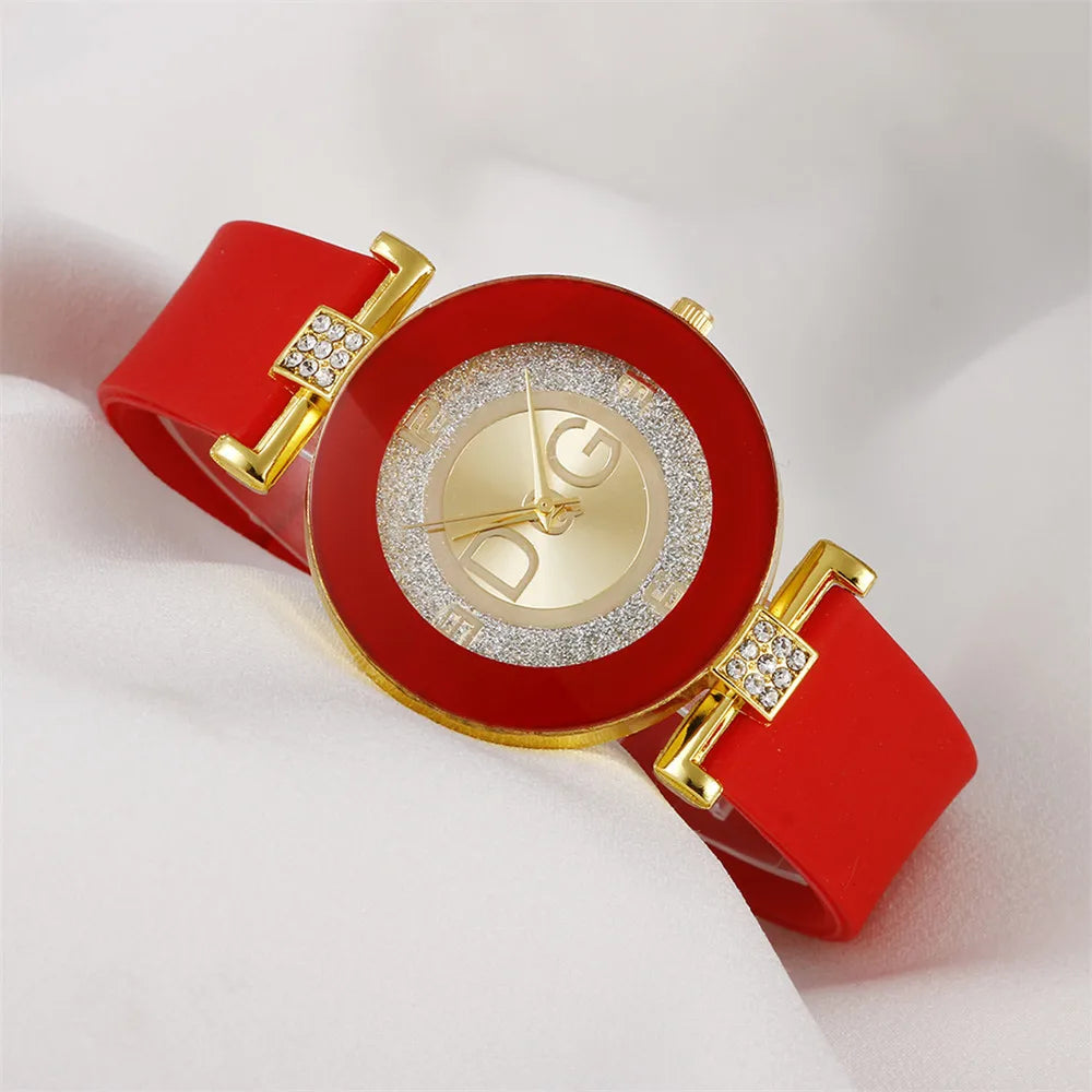 Fashion Ladies Large Dial Quartz Watch for Casual Wear - Smarsty