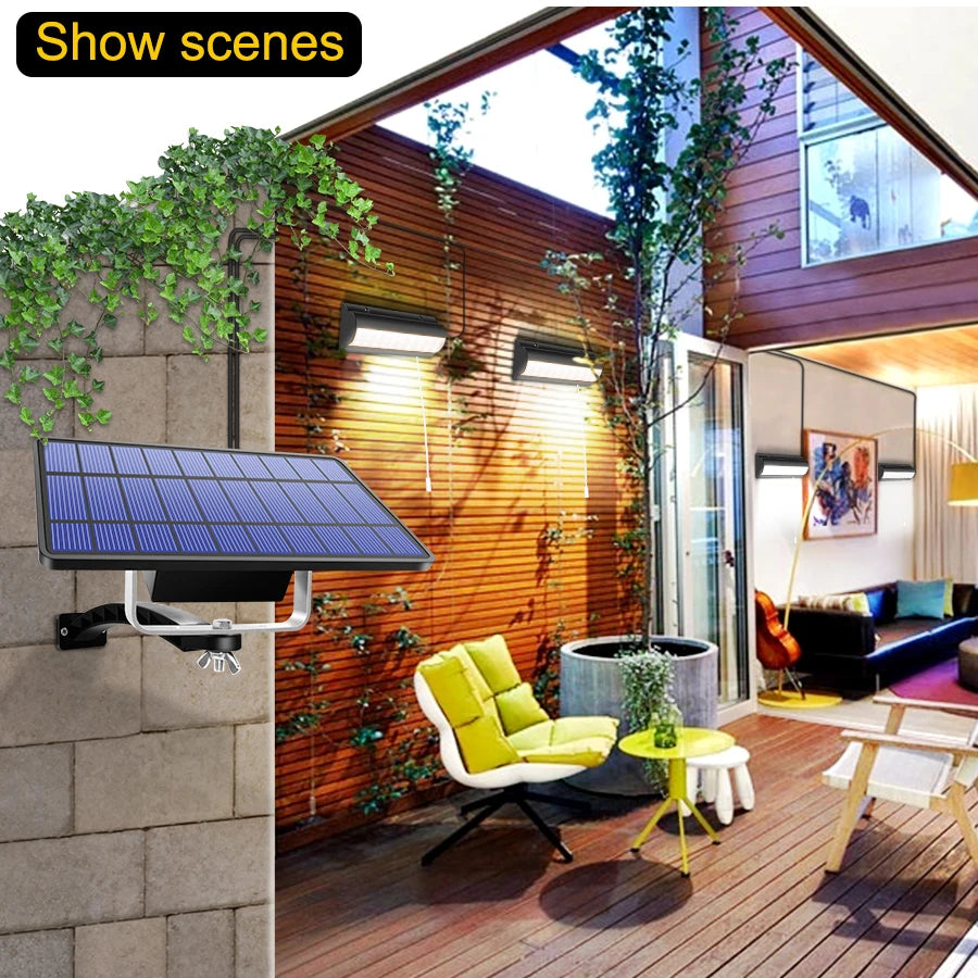 Upgraded Solar Pendant Lights with Auto On Off Feature - Smarsty