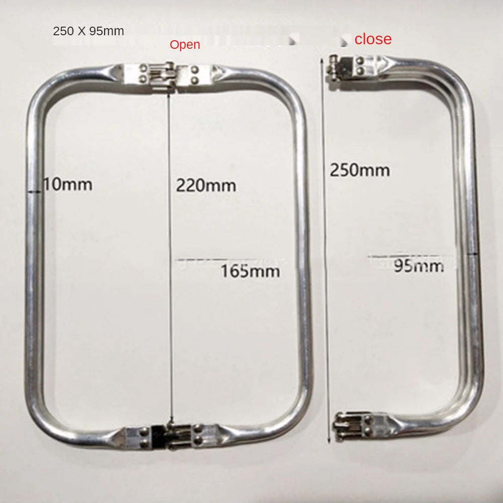 DIY Metal Purse Frame Handle Kiss Clasp Lock For Bag Sewing Craft Tailor Accessories Bag Frame For Purse Backpack Bags Parts