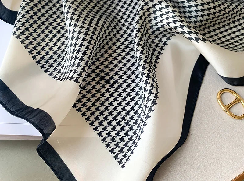 Luxury Silk Satin Scarves for Women Sun Protection - Smarsty