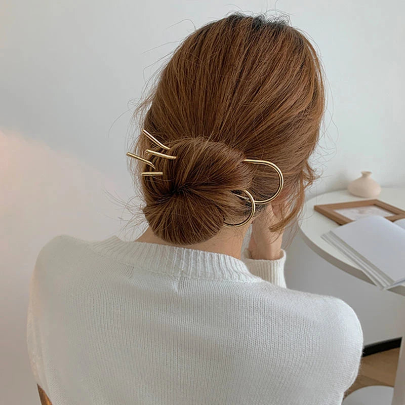 Korean Pearl Hairpins for Elegant Bun Styling - Smarsty