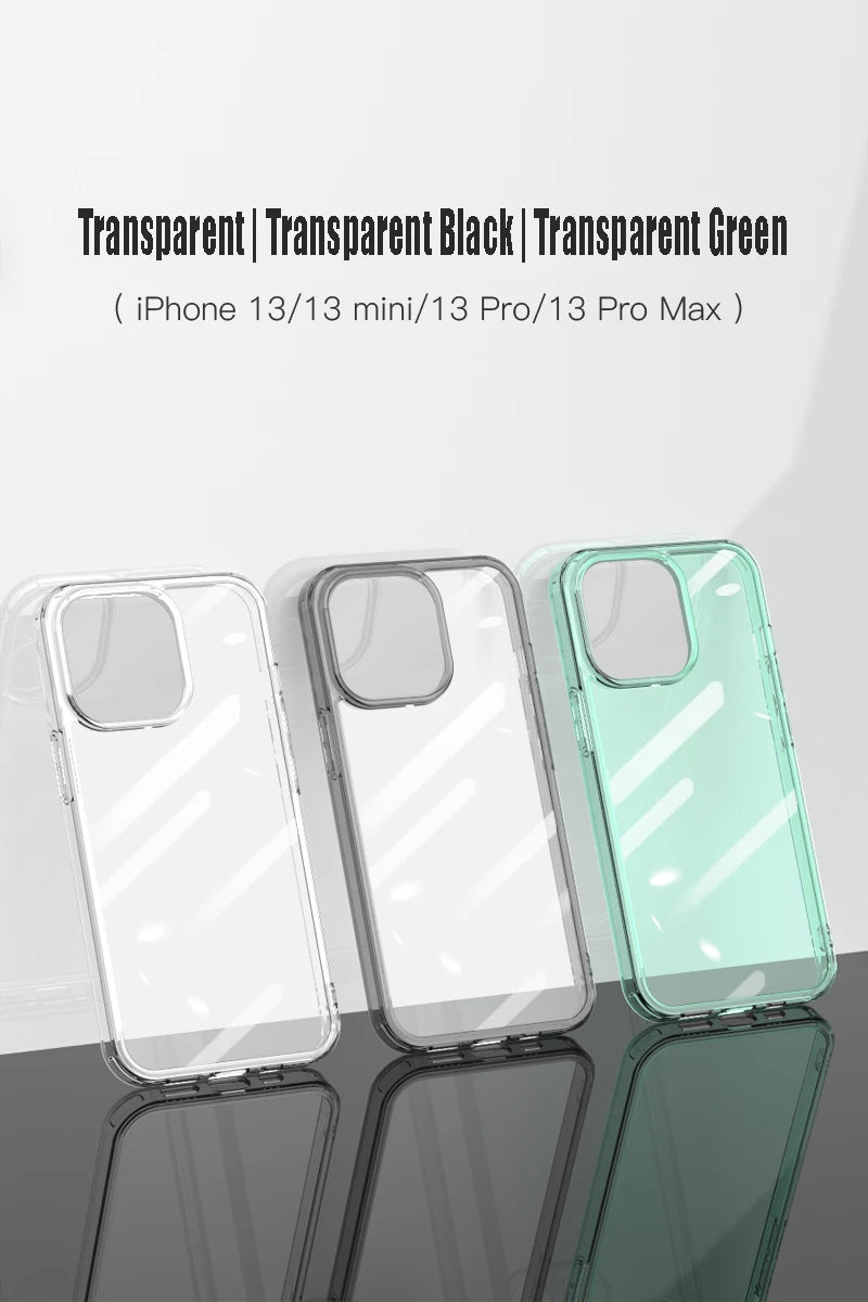 Luxury Tempered Glass Clear Case For iPhone 16 15 14 12 13 Mini 11 Pro XS Max X XR 15 7 8 16Plus SE Transparent Hard Case Fundas by Smarsty