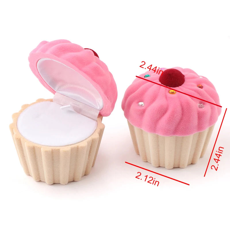 Lovely Velvet Jewelry Box for Rings and Earrings Display - Smarsty