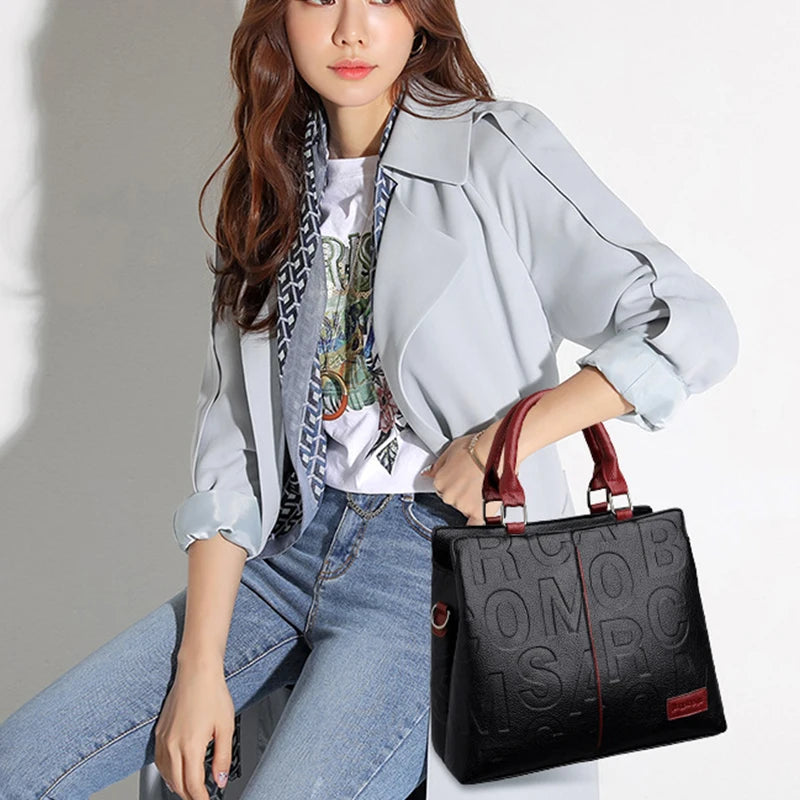 PU Leather Crossbody Bag For Women Large Capacity Travel - Smarsty