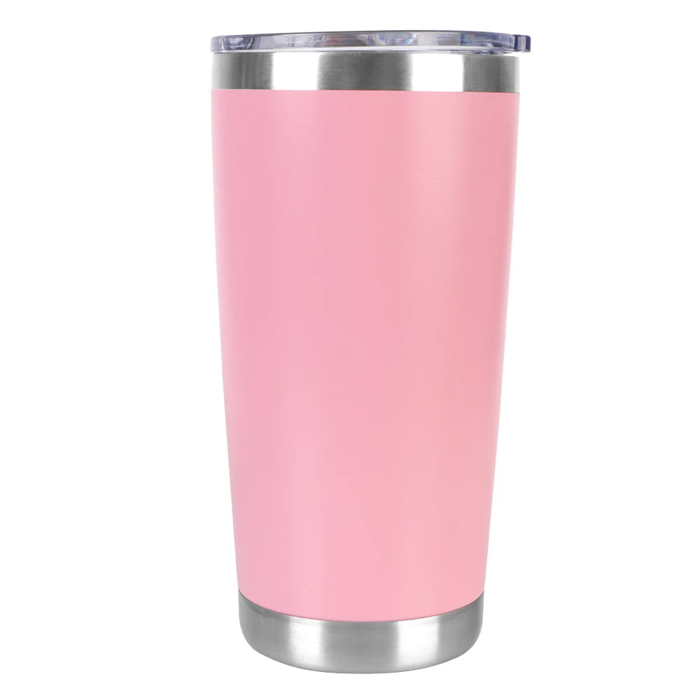 Insulated Stainless Steel Thermal Mug With Lid - Smarsty