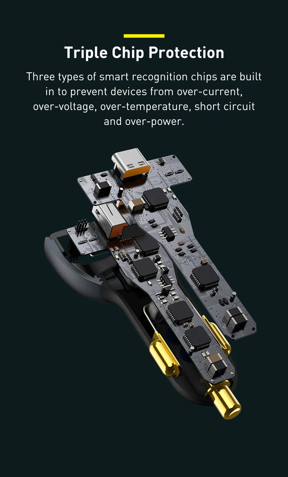 Ultra High Power USB Type C Car Charger PD30 QC5Plus - Smarsty