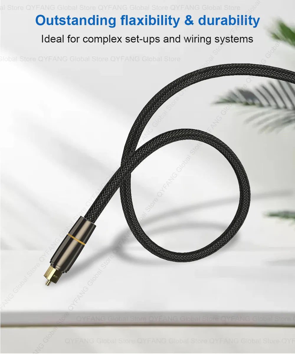Digital Optical Audio Cable for Clear Sound Quality - Smarsty