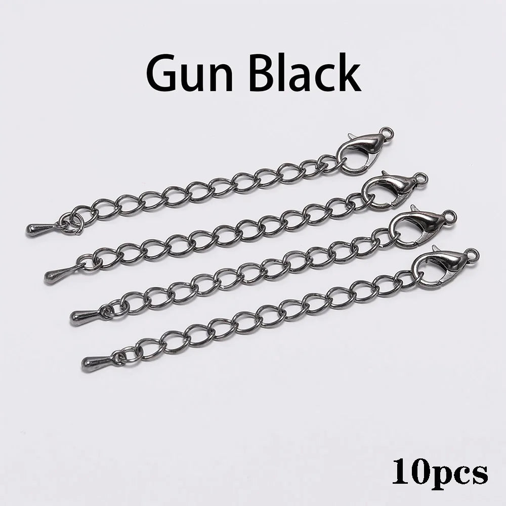 10pcs Extension Chains With Lobster Clasps Adjustable - Smarsty