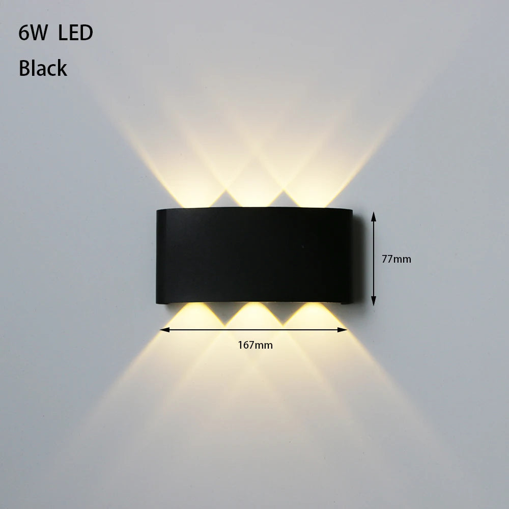 Outdoor Waterproof LED Wall Lamp for Stylish Illumination - Smarsty