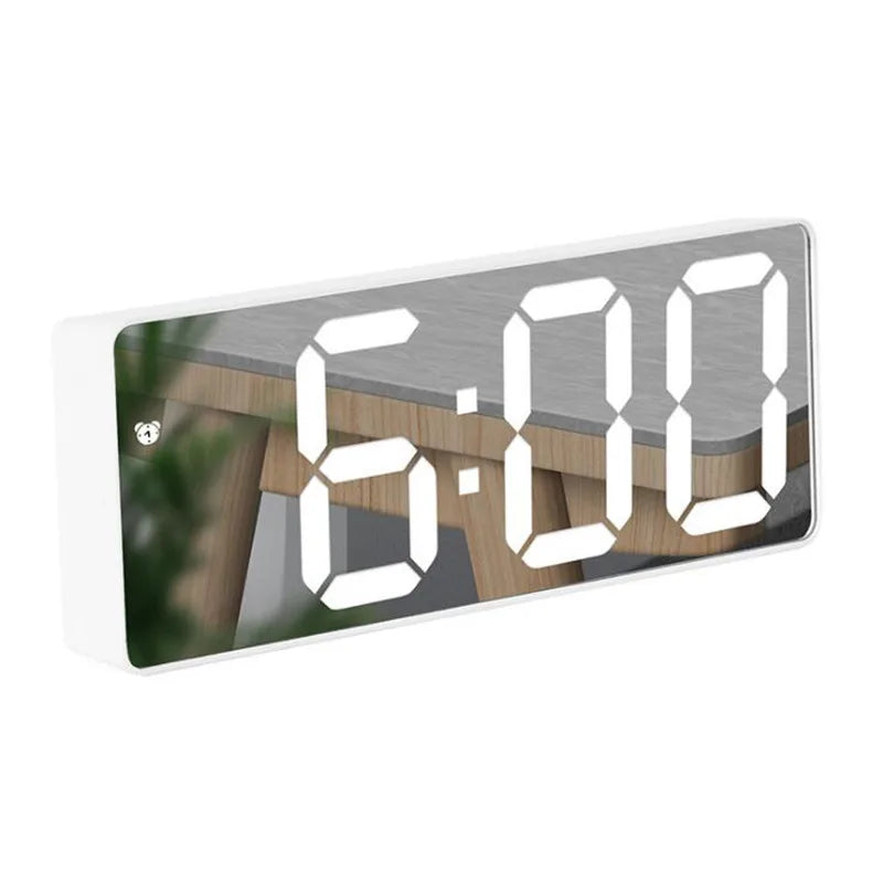 Acrylic Digital Alarm Clock with Voice Control Feature - Smarsty