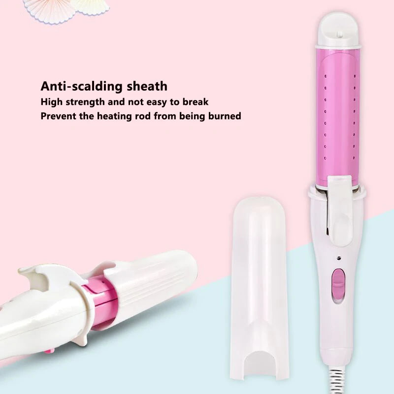 Professional Temperature Setting Electric Hair Curler Wand - Smarsty