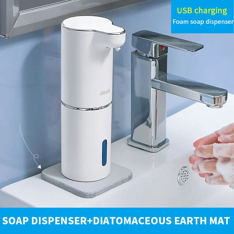 Automatic Foam Soap Dispenser with USB Charging - Smarsty