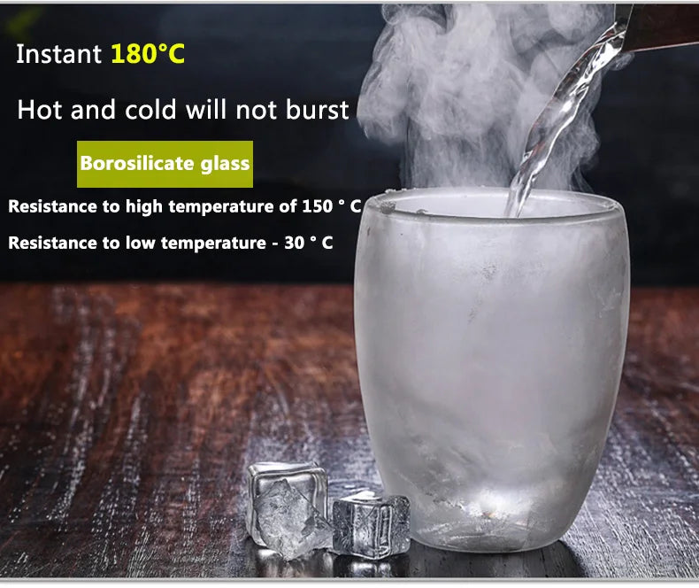 Double Bottom Thermal Glass Coffee Cup Set - Smarsty