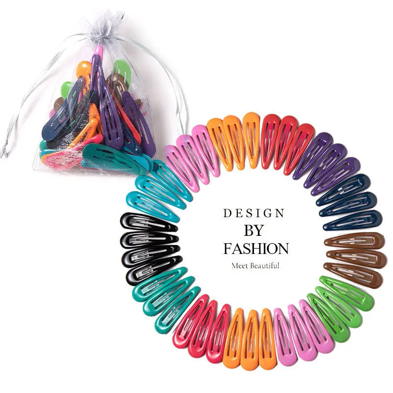Colorful Waterdrop Shape Hairpins for Girls - Smarsty
