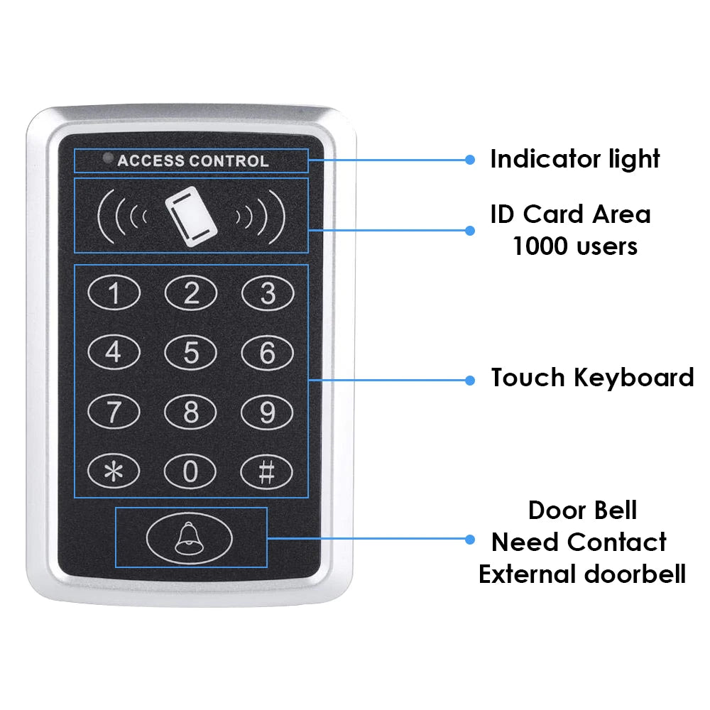 RFID Access Control Keypad System for Secure Entry - Smarsty