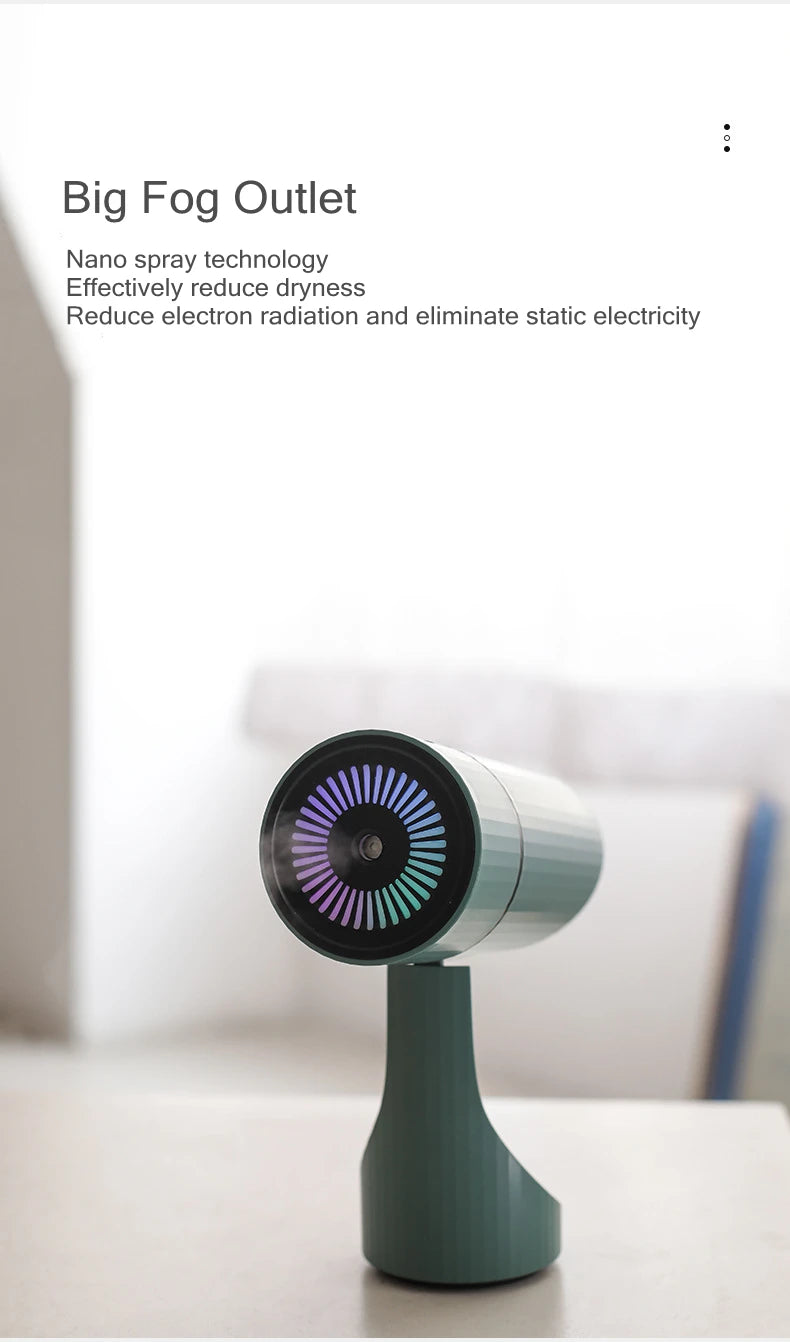 Wireless USB Aromatherapy Humidifier with LED Night Light - Smarsty