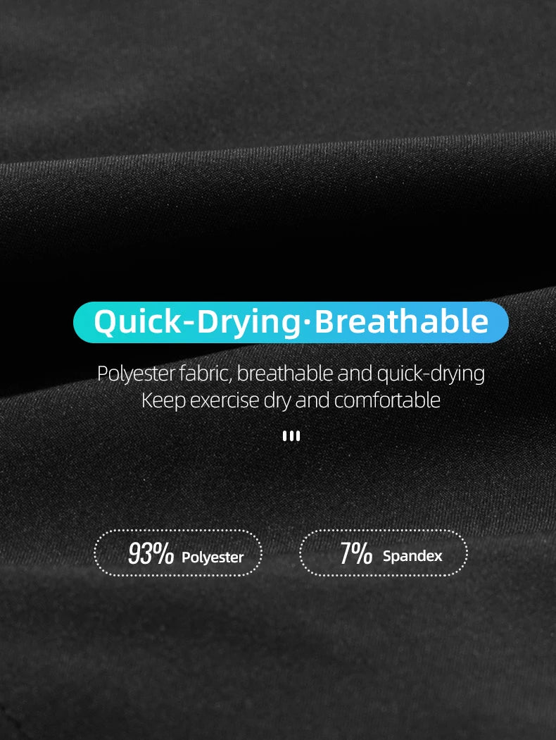 ROCKBROS Running Shorts Unisex Clothing Exercise Gym Shorts Spandex Jogging Fitness Breathable Cycling Outdoor Sports Asian Size - Smarsty