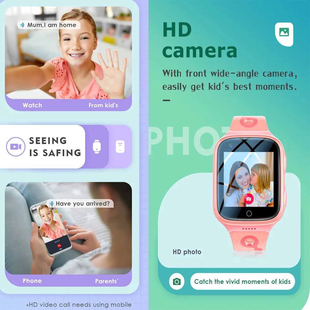 KGG 4G Kids Smart Watch with GPS and SOS Feature - Smarsty